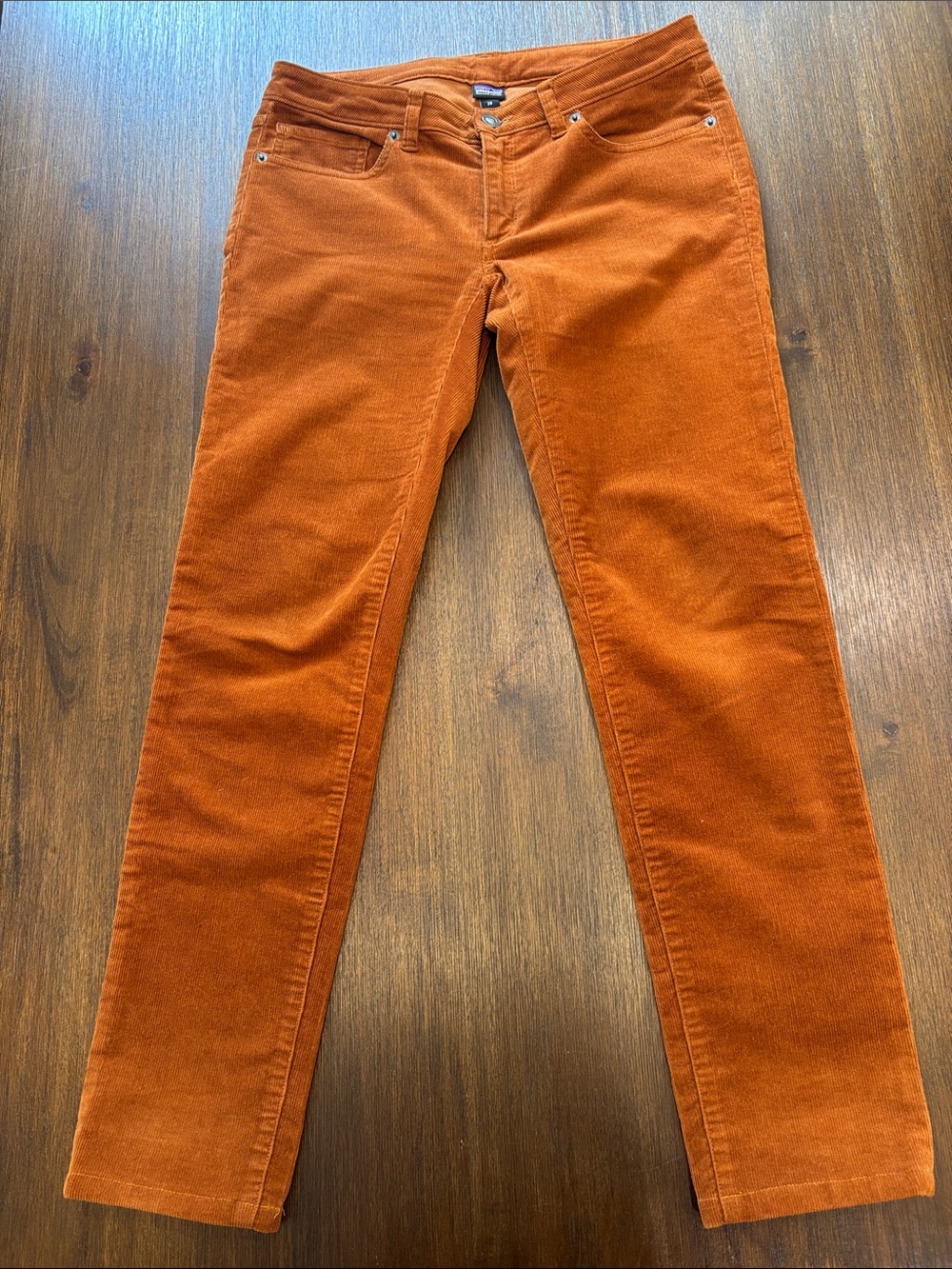 Patagonia Orange Corduroy Pants